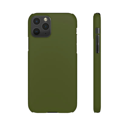 Army Green iPhone Case (Slim) iPhone 11 Pro Matte Phone Case