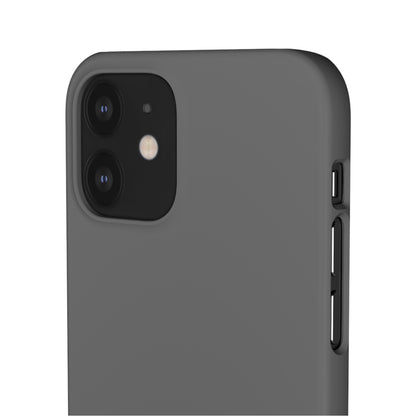 Dim Gray iPhone Case (Slim) Phone Case