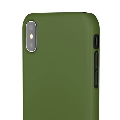 Dark Olive Green iPhone Case (Slim) Phone Case