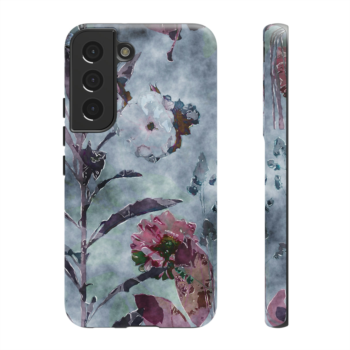 Monochrome Roses Android Case (Protective) Samsung Galaxy S22 Matte Phone Case