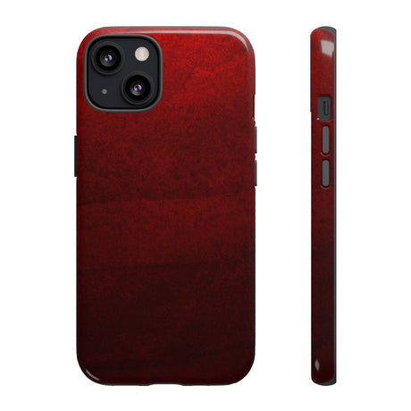 Grunge Red iPhone Case (Protective) iPhone 13 Glossy Phone Case