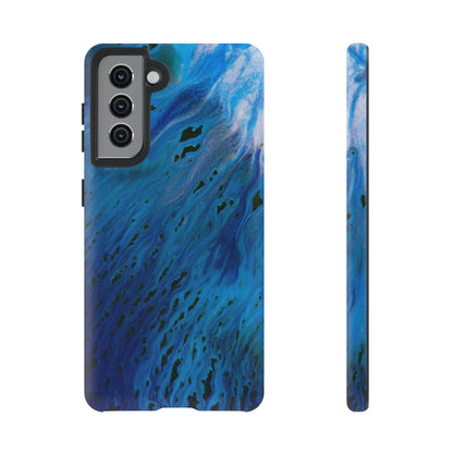 Blue River Ink Art Android Case (Protective) Samsung Galaxy S21 Matte Phone Case