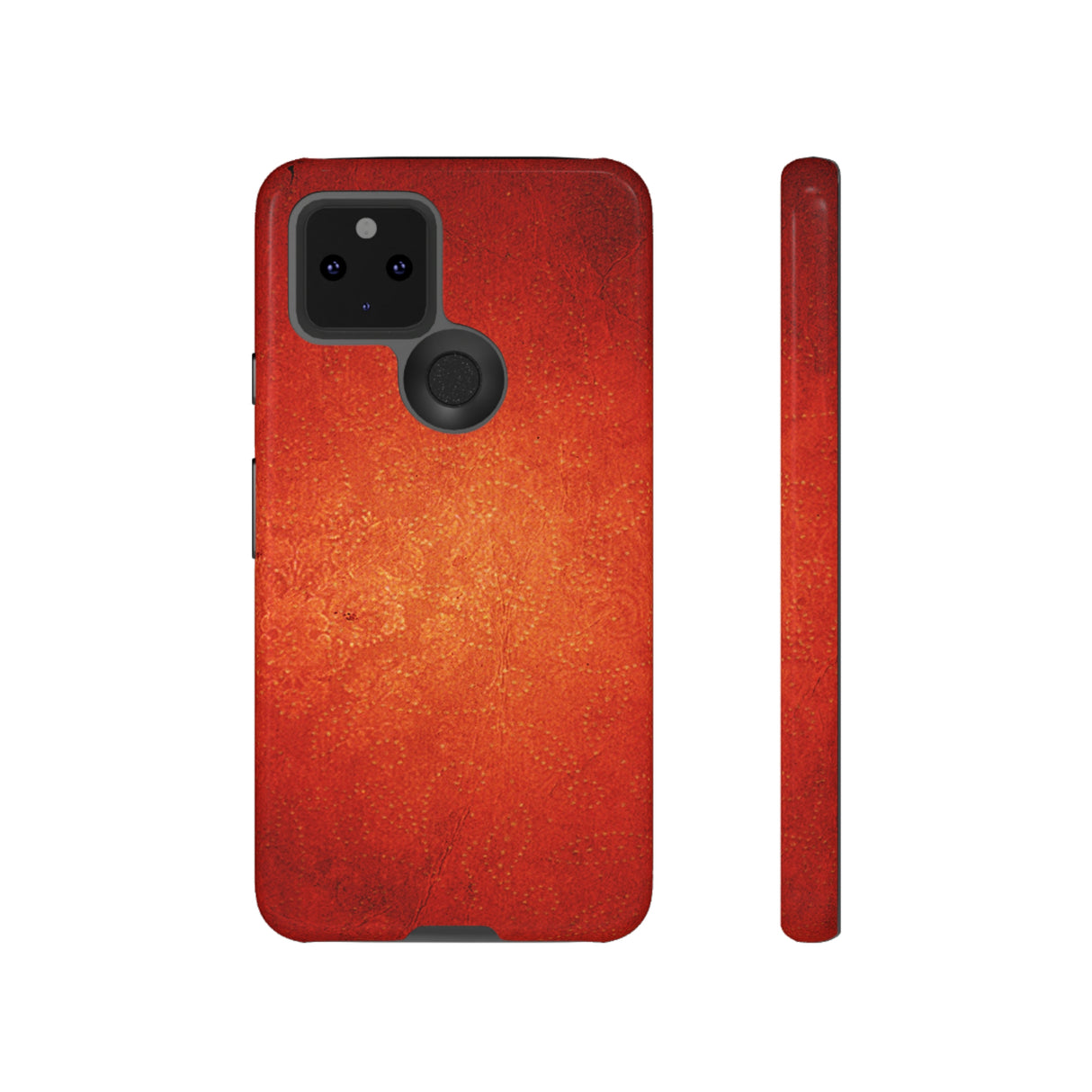 Red Grunge Android Case (Protective) Google Pixel 5 5G Glossy Phone Case