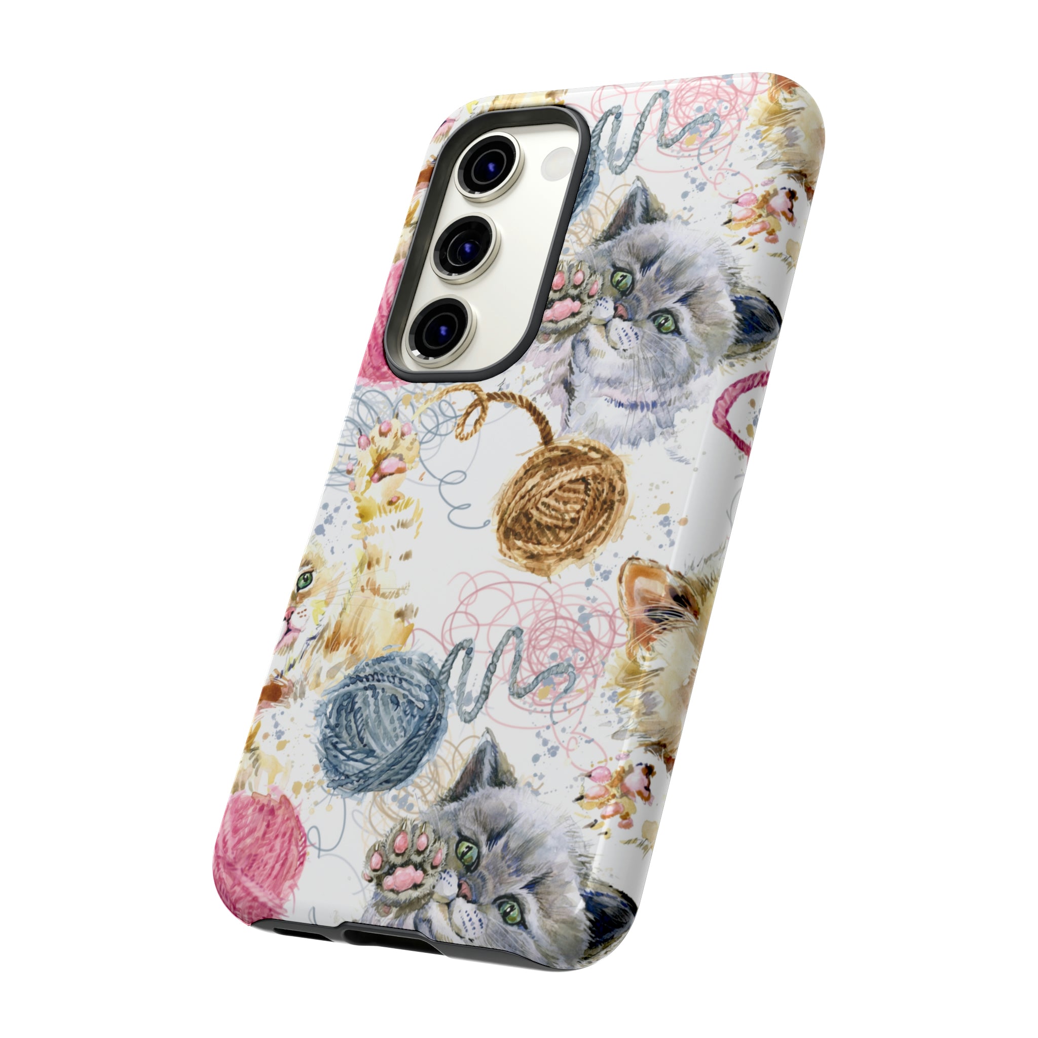 Cute Kitten Pattern Android Case (Protective) Phone Case