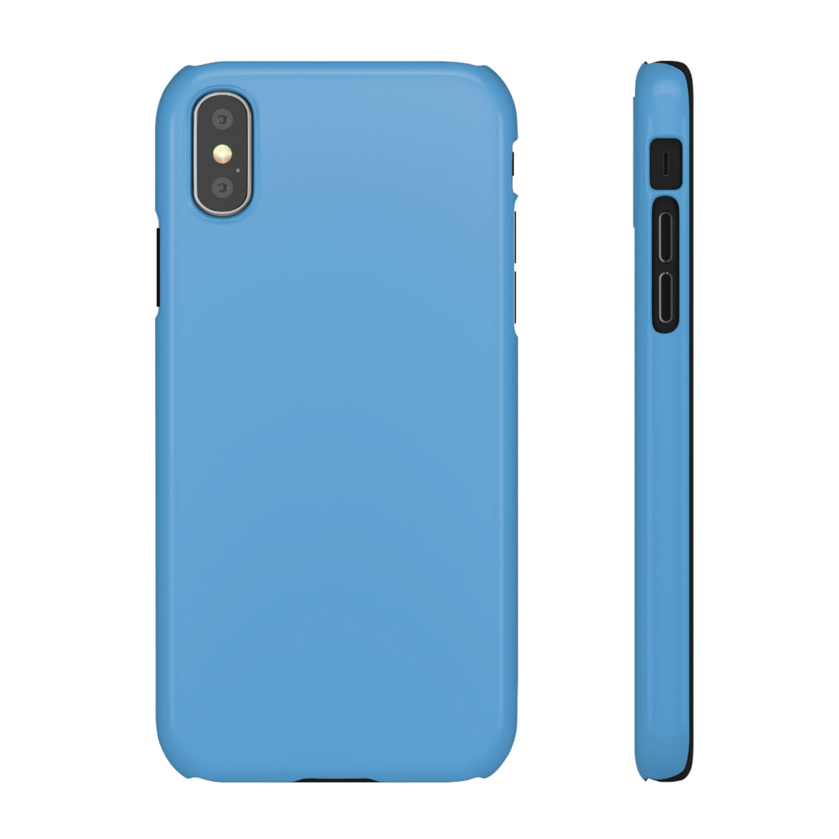 Carolina Blue iPhone Case (Slim) iPhone XS Glossy Phone Case