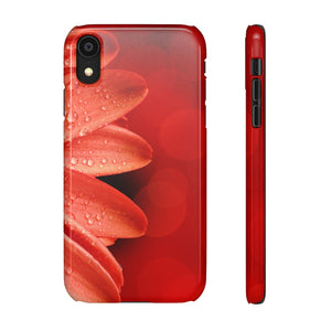 Red Spring Flower Samsung/iPhone (Slim) Phone Case