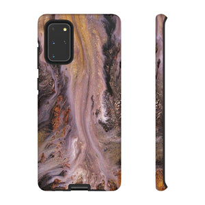 Pink Marble Ink Art Android Case (Protective) Samsung Galaxy S20+ Matte Phone Case