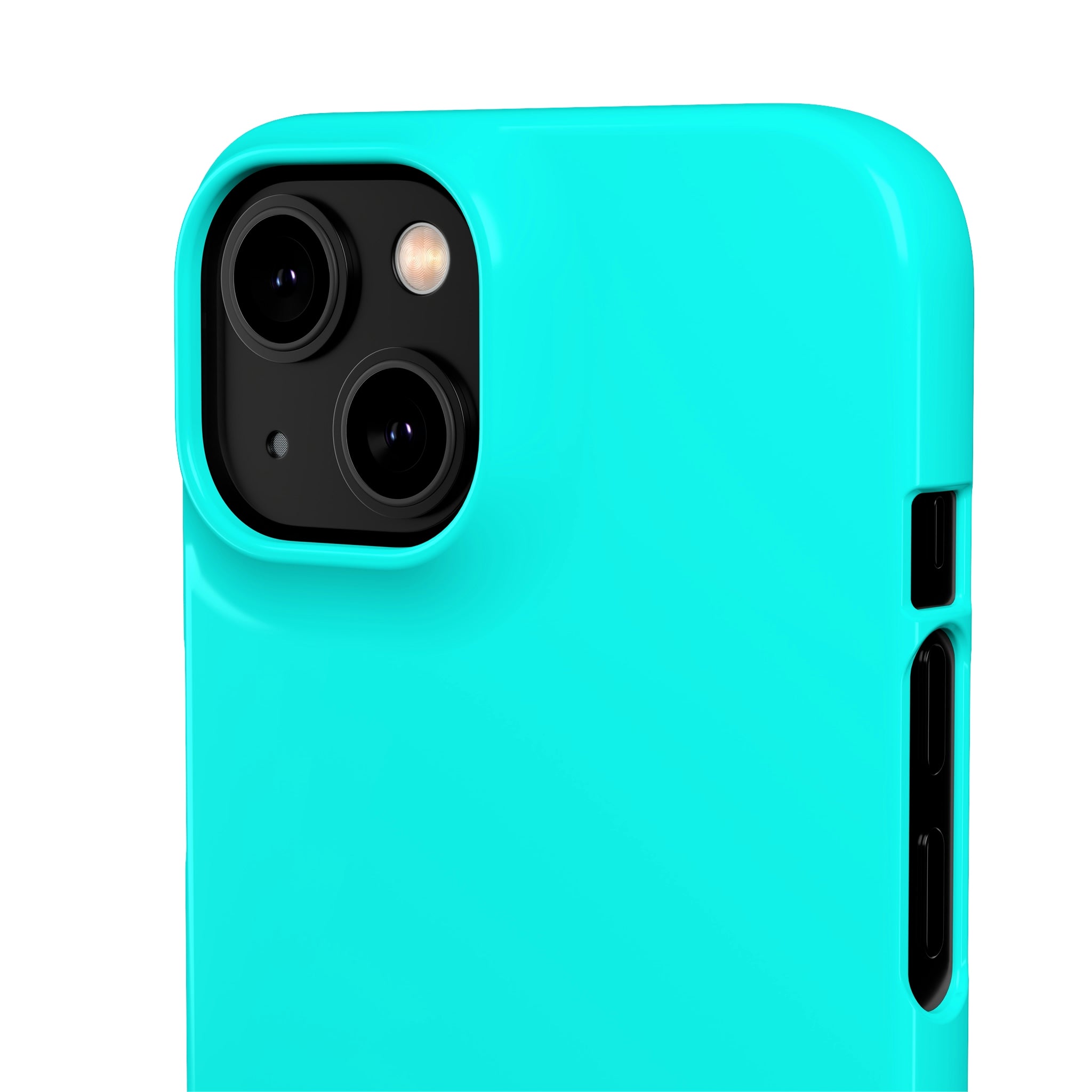 Flourescent Blue iPhone Case (Slim) Phone Case