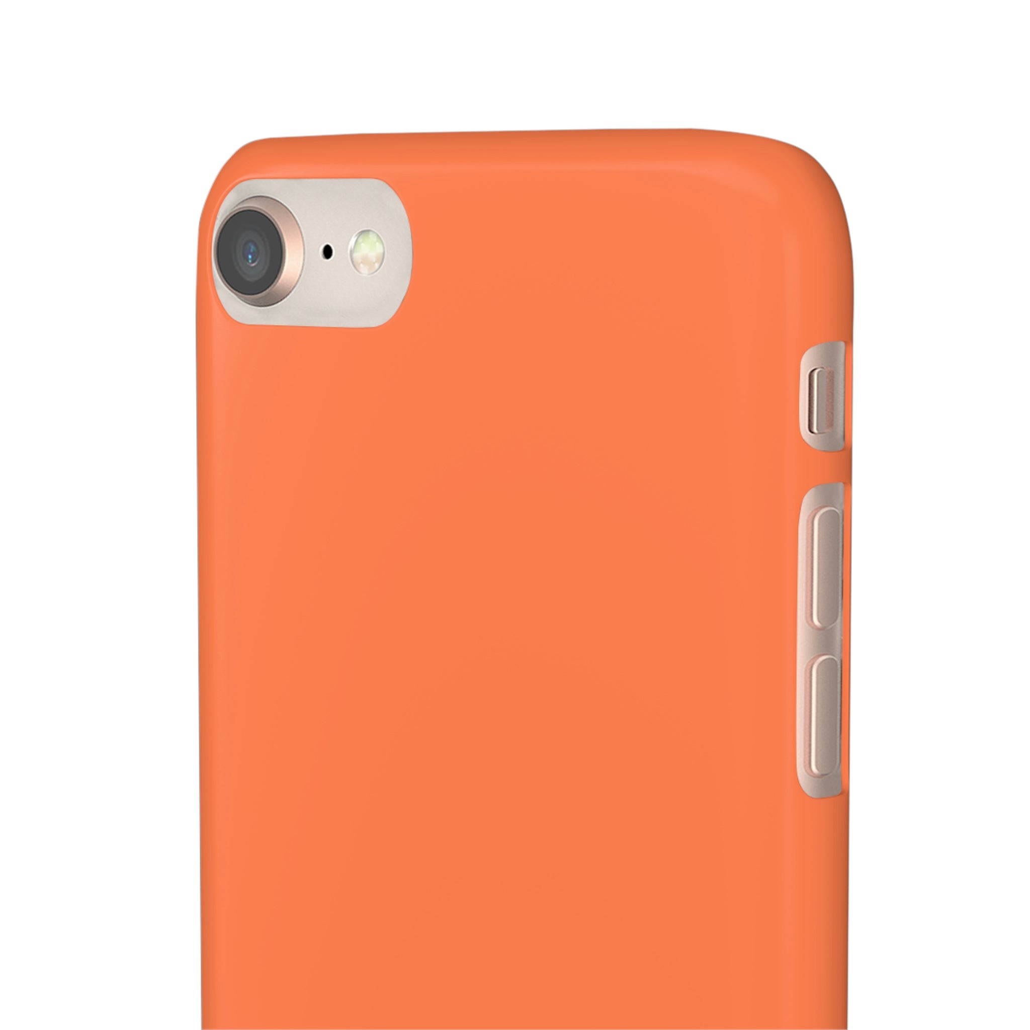 Coral Orange iPhone Case (Slim) Phone Case