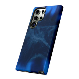 Blue Space Ink Art Android Case (Protective) Phone Case