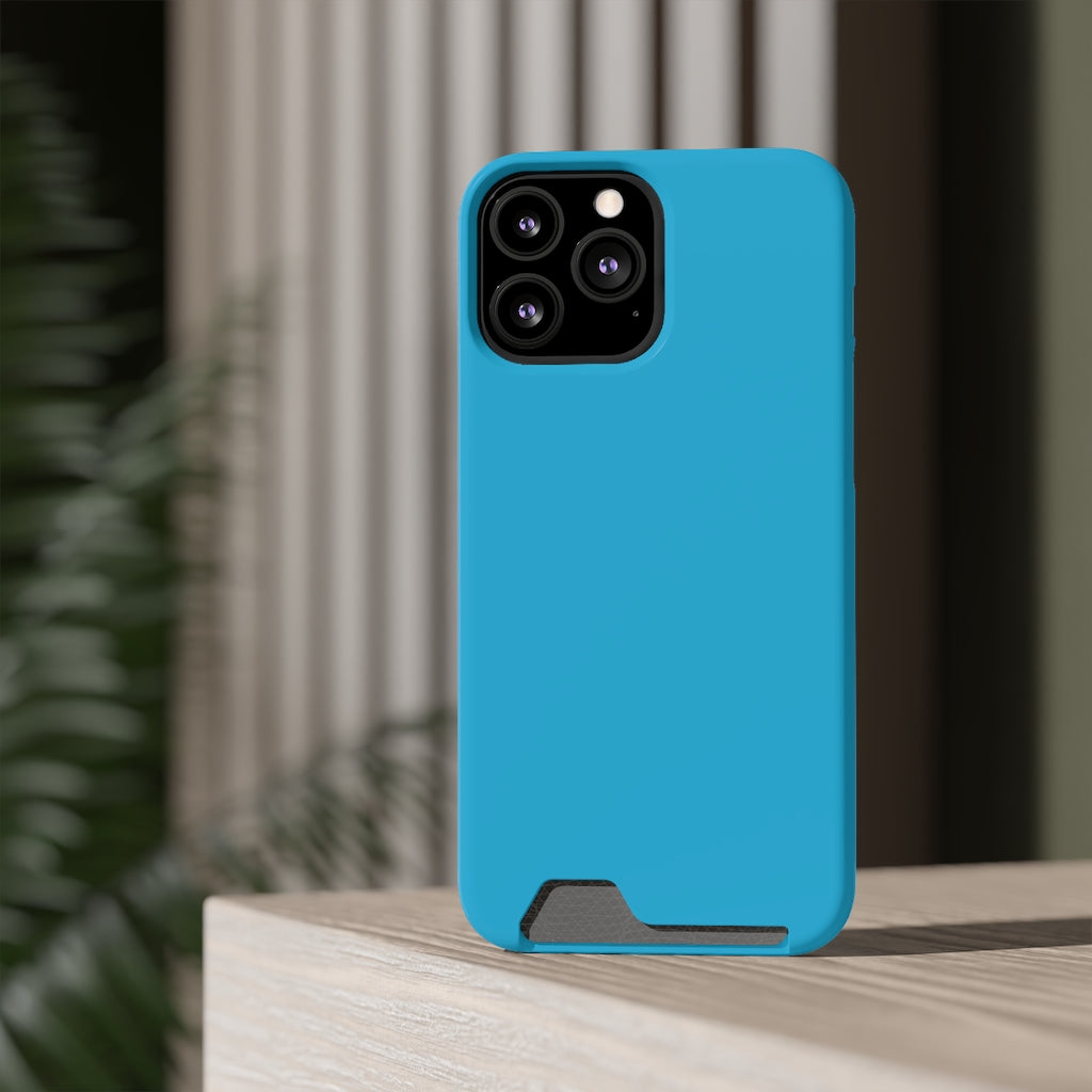 Bright Cerulean iPhone Case (Card) Phone Case