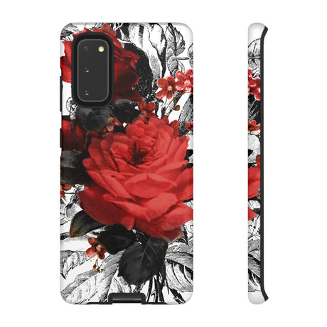 Cheruse Gothic Flower Samsung Case (Protective) Samsung Galaxy S20 Matte Phone Case