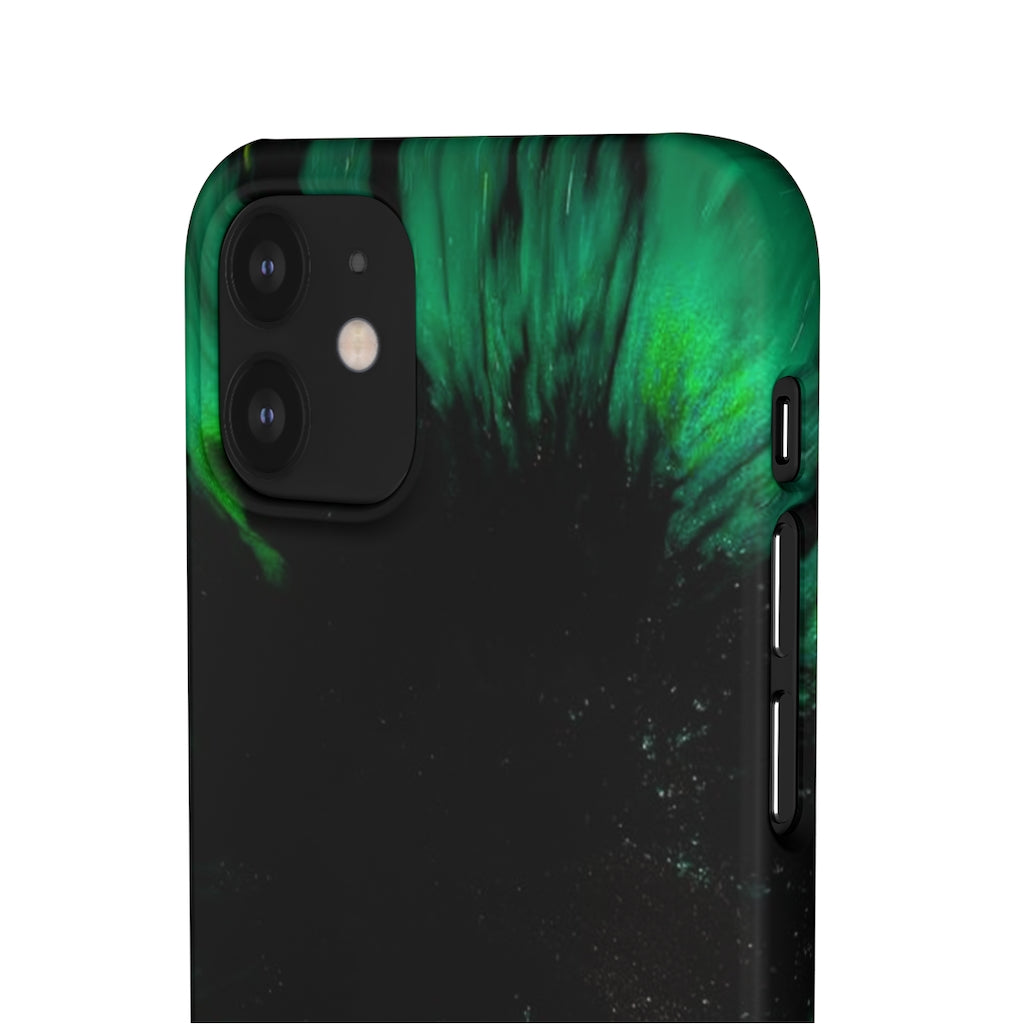 Northen Star Gaze Ink Art iPhone Case (Slim) Phone Case