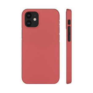 Indian Red iPhone Case (Slim) iPhone 12 Mini Glossy Phone Case