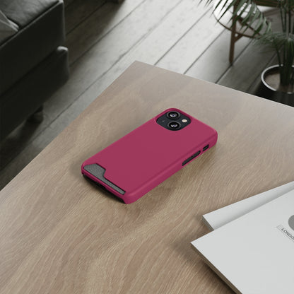 Maroon iPhone Case (Card) Phone Case