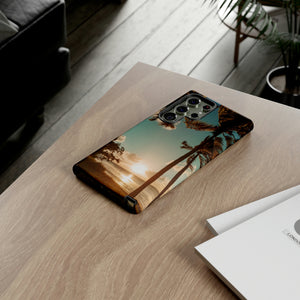 Sundown Palmtrees Android Case (Protective) Phone Case