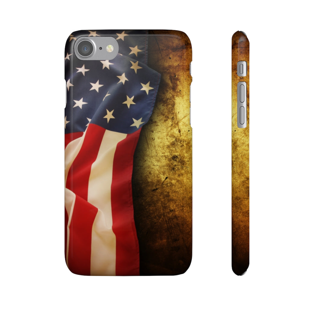 Close up of American flag Samsung/iPhone (Slim) Phone Case