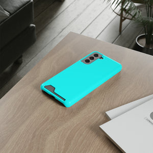 Cyan Samsung Case (Card) Phone Case