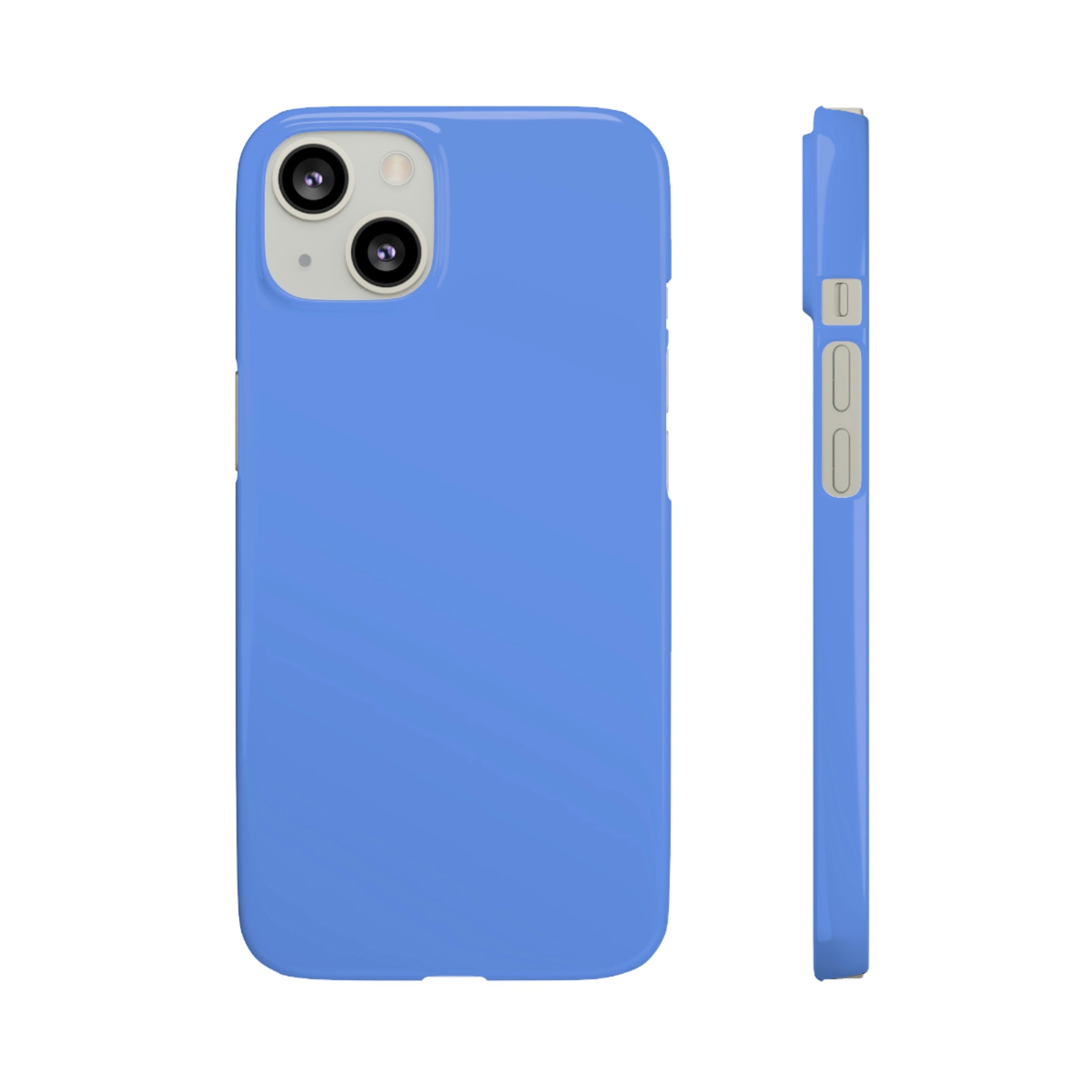 Cornflower Blue iPhone Case (Slim) iPhone 13 Glossy Phone Case