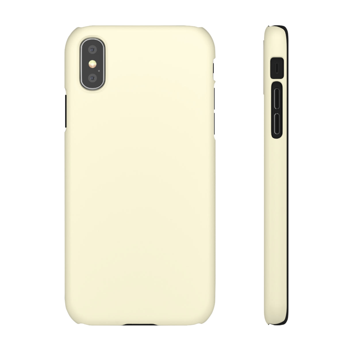 Cornsilk White iPhone Case (Slim) iPhone XS Matte Phone Case