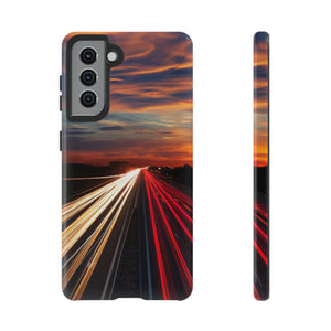 City Lights Android Case (Protective) Samsung Galaxy S21 Glossy Phone Case