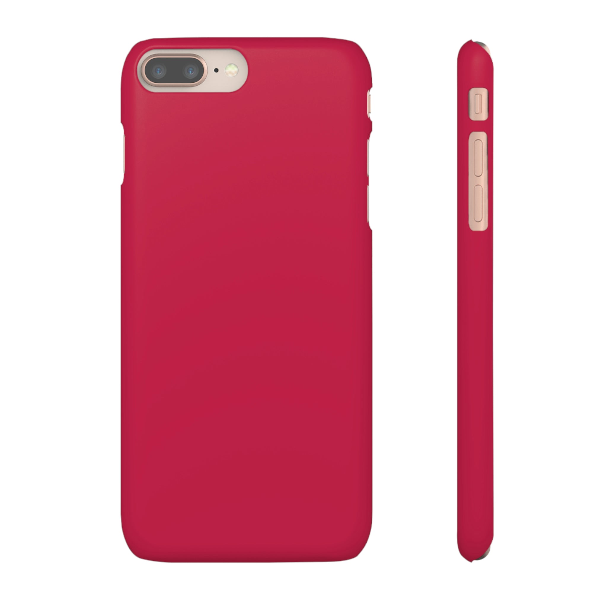 Bright Maroon iPhone Case (Slim) iPhone 8 Plus Matte Phone Case