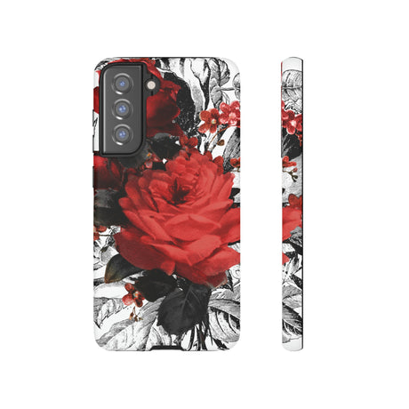 Cheruse Gothic Flower Samsung Case (Protective) Samsung Galaxy S21 FE Matte Phone Case