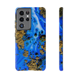 Blue River Ink Art Android Case (Protective) Samsung Galaxy S21 Ultra Glossy Phone Case