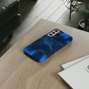 Blue Space Ink Art Android Case (Protective) Phone Case