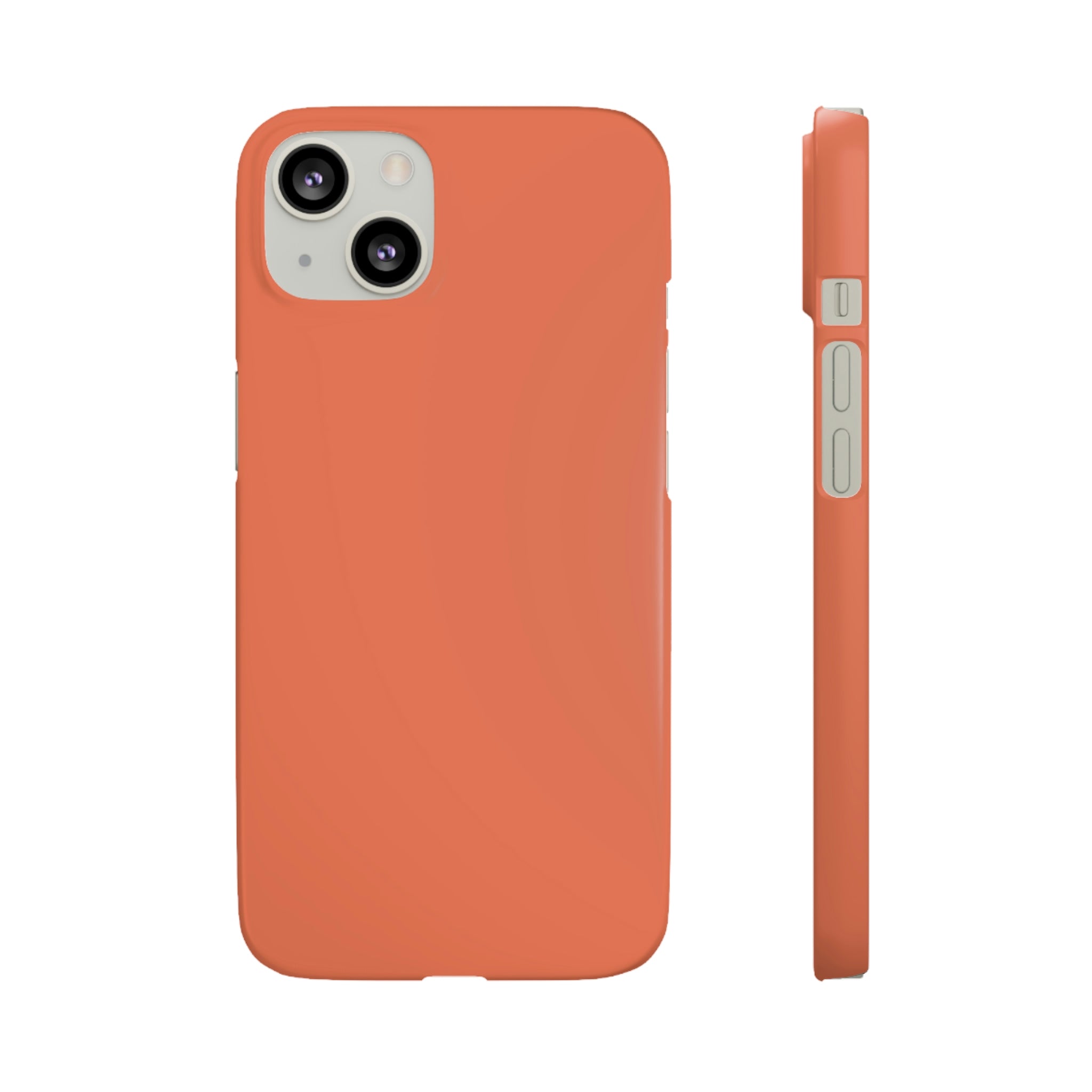 Burnt Sienna iPhone Case (Slim) iPhone 13 Matte Phone Case