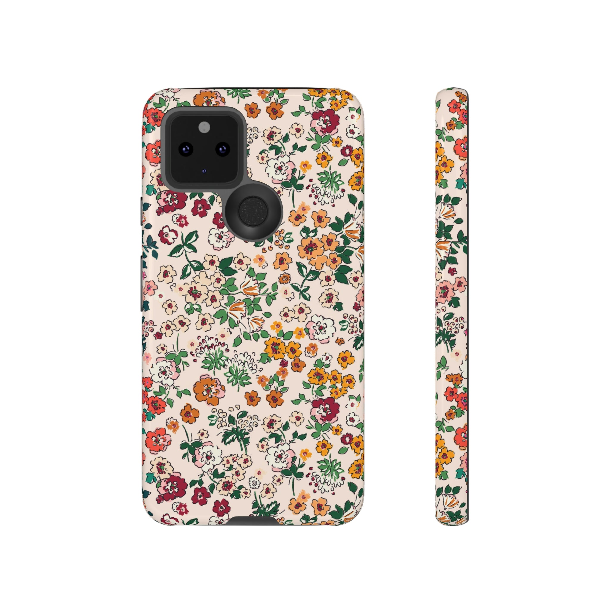 Floral Liberty Android Case (Protective) Google Pixel 5 5G Glossy Phone Case