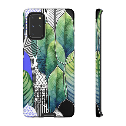 Green Leafs Android Case (Protective) Samsung Galaxy S20+ Glossy Phone Case