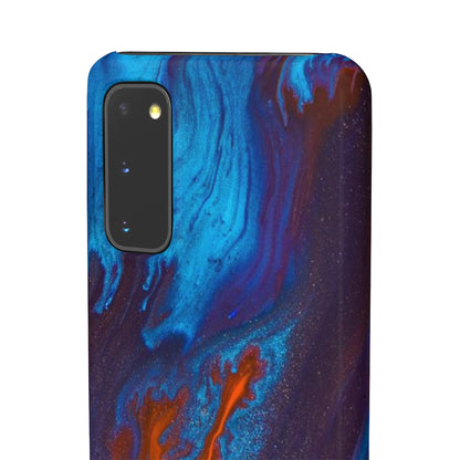 Orange Flame Ink Art Android Case (Slim) Phone Case