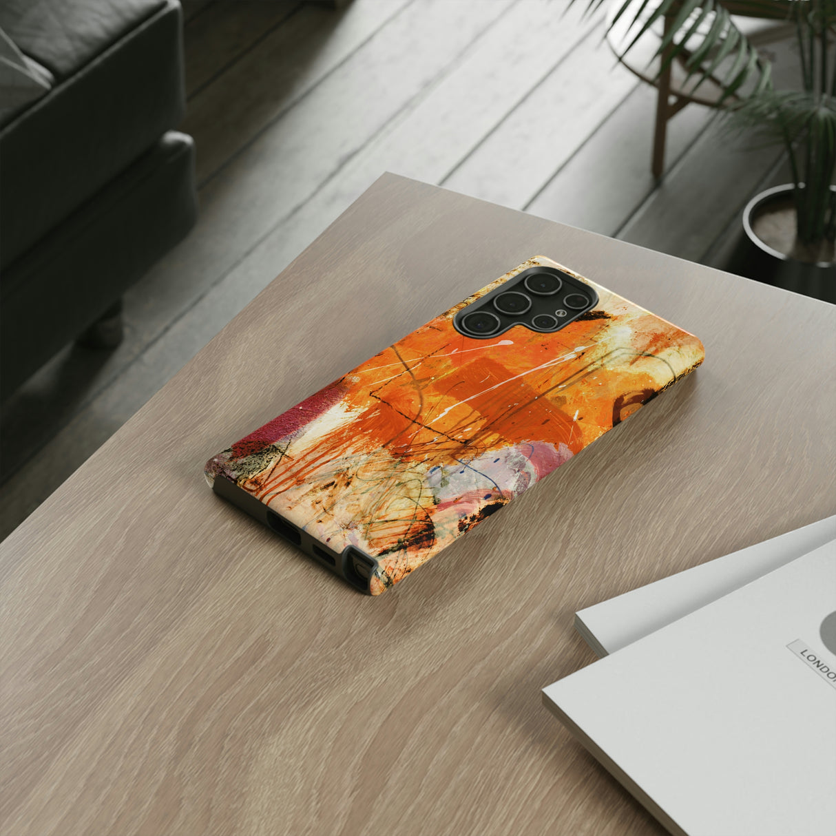 Abstract Orange Art Android Case (Protective) Phone Case