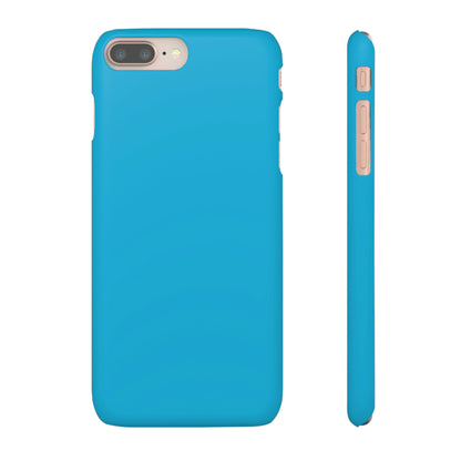 Bright Cerulean iPhone Case (Slim) iPhone 8 Plus Matte Phone Case