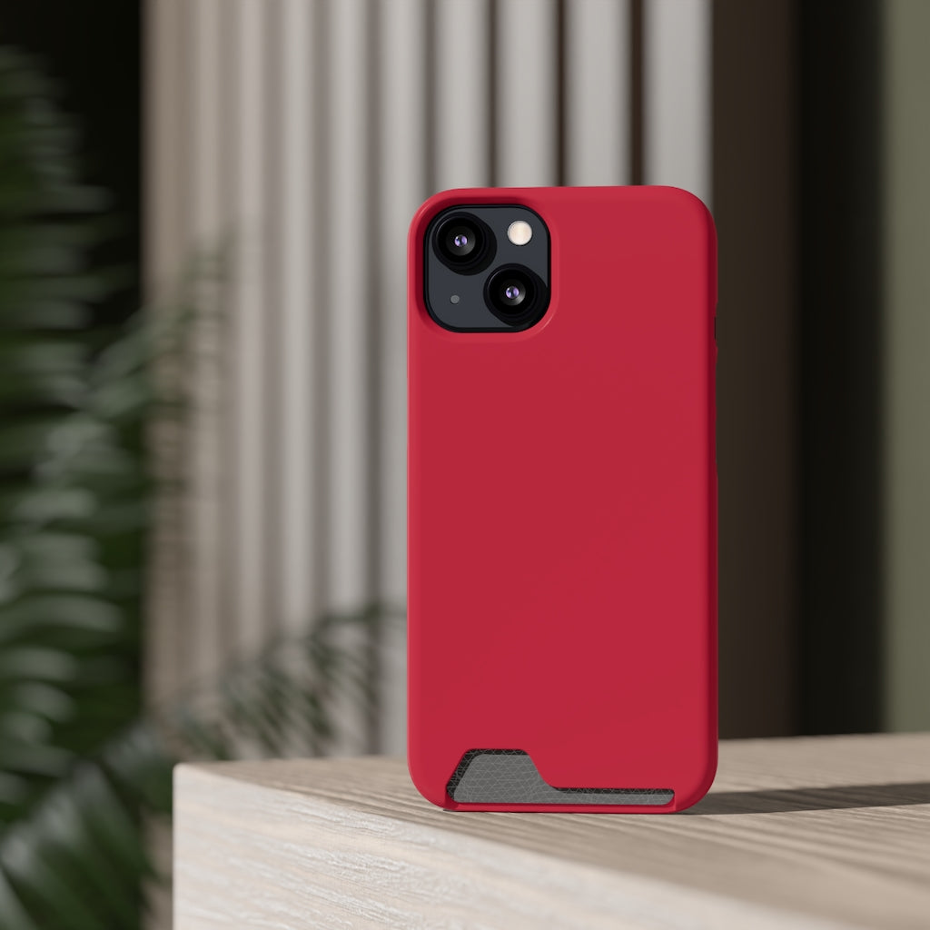 Crimson iPhone Case (Card) Phone Case