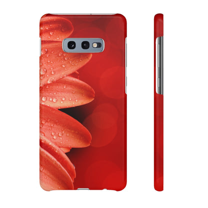 Red Spring Flower Samsung/iPhone (Slim) Phone Case