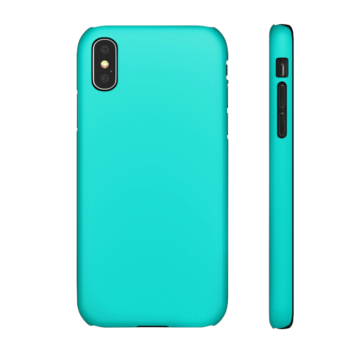 Bright Turquoise iPhone Case (Slim) iPhone X Matte Phone Case