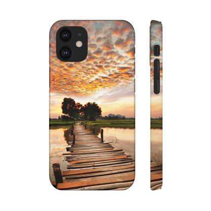 Sunset on the Tropical River Samsung/iPhone (Slim) Phone Case