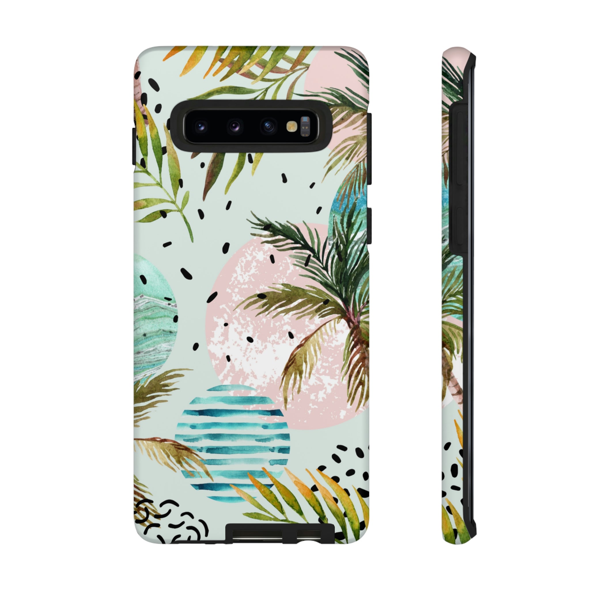 Summer Watercolor Android Case (Protective) Samsung Galaxy S10 Matte Phone Case