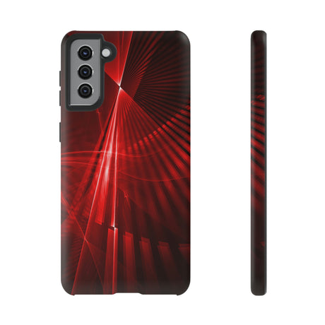 Red Disco Lights Android Case (Protective) Samsung Galaxy S21 Plus Matte Phone Case