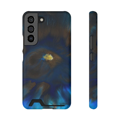 Space Galaxy Ink Art Samsung Case (Card) Samsung Galaxy S22 Matte Without gift packaging Phone Case