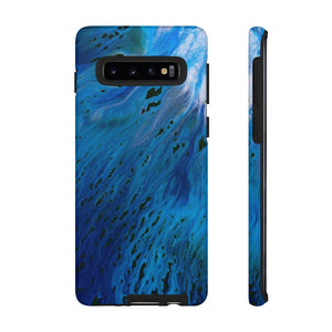 Blue River Ink Art Android Case (Protective) Samsung Galaxy S10 Glossy Phone Case