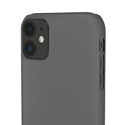 Dim Gray iPhone Case (Slim) Phone Case