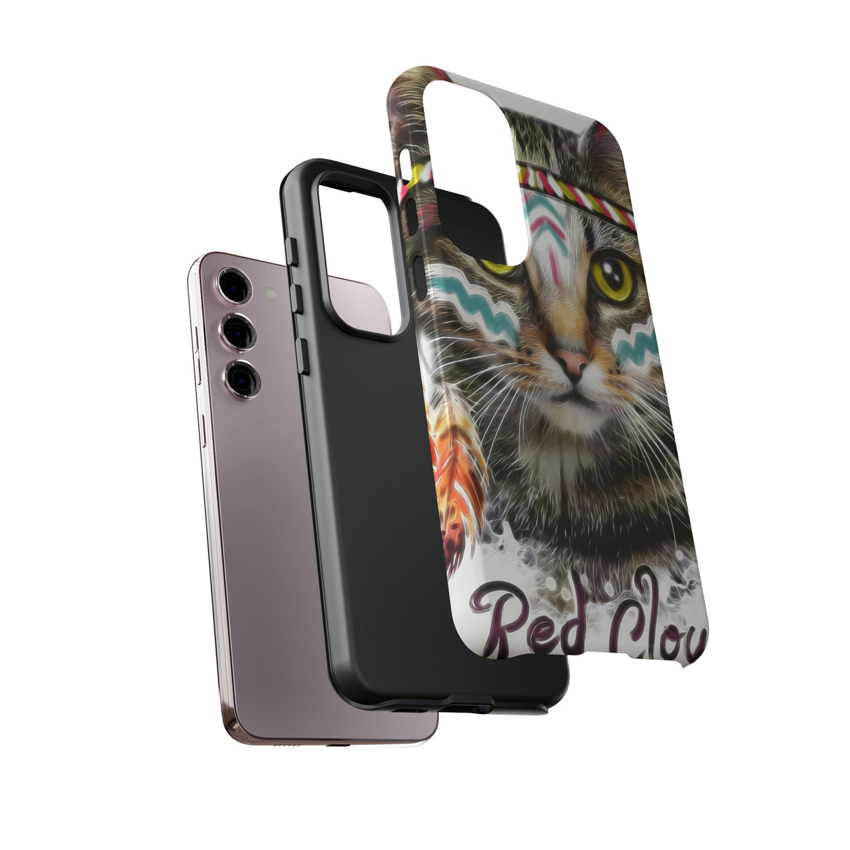 Red Cloud Cat Android Case (Protective) Phone Case