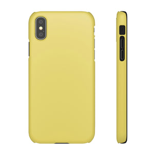 Arylide Yellow iPhone Case (Slim) iPhone XS Matte Phone Case