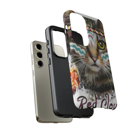 Red Cloud Cat Android Case (Protective) Phone Case