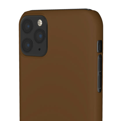 Dark Brown iPhone Case (Slim) Phone Case