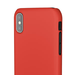 Cinnabar Red iPhone Case (Slim) Phone Case