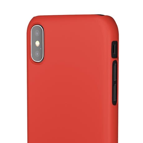 Cinnabar Red iPhone Case (Slim) Phone Case